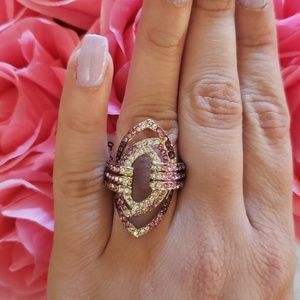 Fashion jewelry gold plated ring